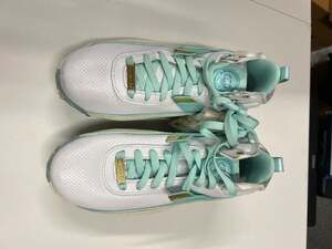 Under Armour Harper 10 Pro TPU Mid K.O.D. White Aqua Float Baseball Cleats